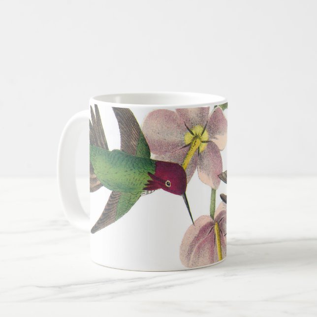 Caneca De Café Anna's Hummingbird de Audubon (Frente Esquerda)