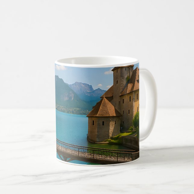 Caneca De Café Annecy Alpino Blue (Frente Esquerda)