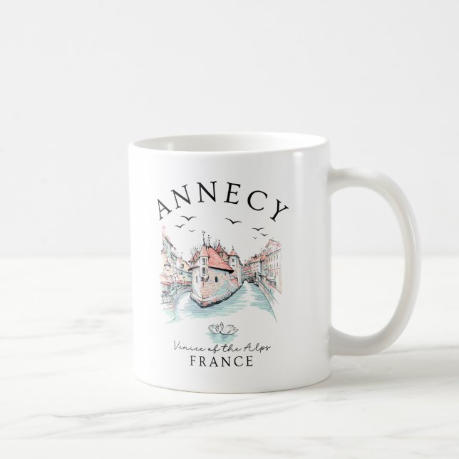 Caneca De Café Annecy France – Venice of the Alps (Direita)