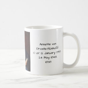 Caneca De Café Annette von Droste-Hulshoff 1838