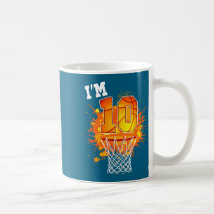Caneca De Café Ano Bobalhão Amante Basquetebol 10º Tema 10