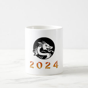 Caneca De Café Ano Chinês do Dragão 2024