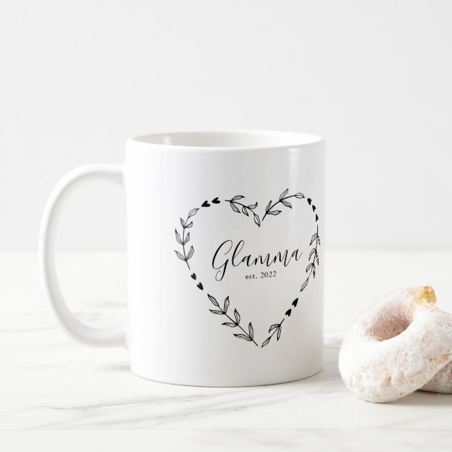 Caneca De Café Ano da Glamma Est.  (Com Donut)