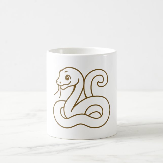 CANECA DE CAFÉ ANO DA SERPENTE (Centro)
