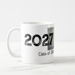 Caneca De Café ano de classe de adição clássico simples de fotogr