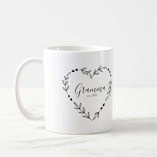 Caneca De Café Ano de fundação da Vovó  (Esquerda)