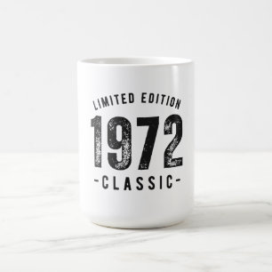 Caneca De Café Ano de Nascimento Clássico de 1972