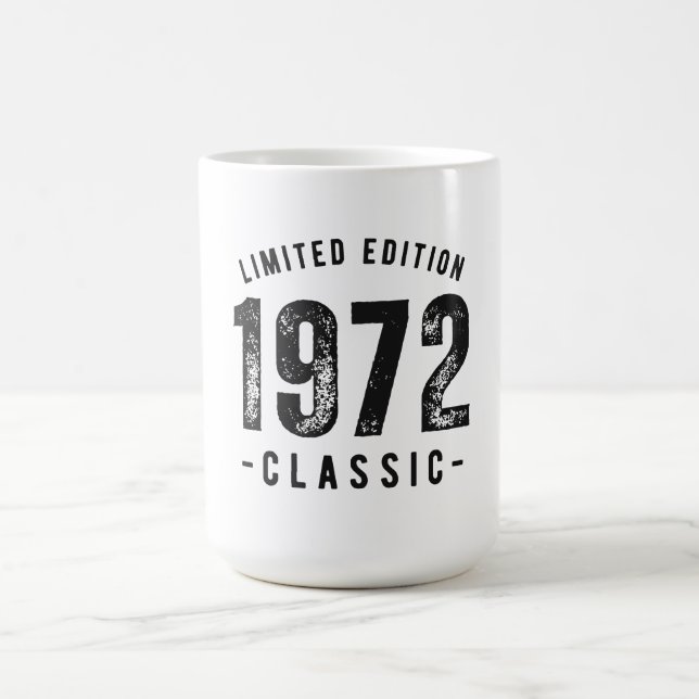 Caneca De Café Ano de Nascimento Clássico de 1972 (Centro)