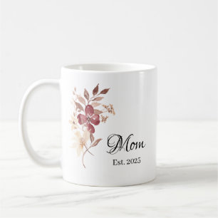Caneca De Café Ano de Tornar-se Mãe – Presente de Marco para Nova