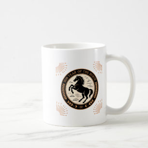 Caneca De Café Ano do Cavalo de Fogo 2026 Ano Novo Chinês Festivo