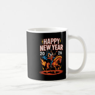 Caneca De Café Ano do Cavalo de Fogo – Ano Novo do Zodíaco Chinês