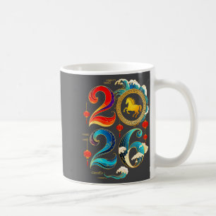 Caneca De Café Ano do Cavalo Lunar Chinês Ano Novo 2026