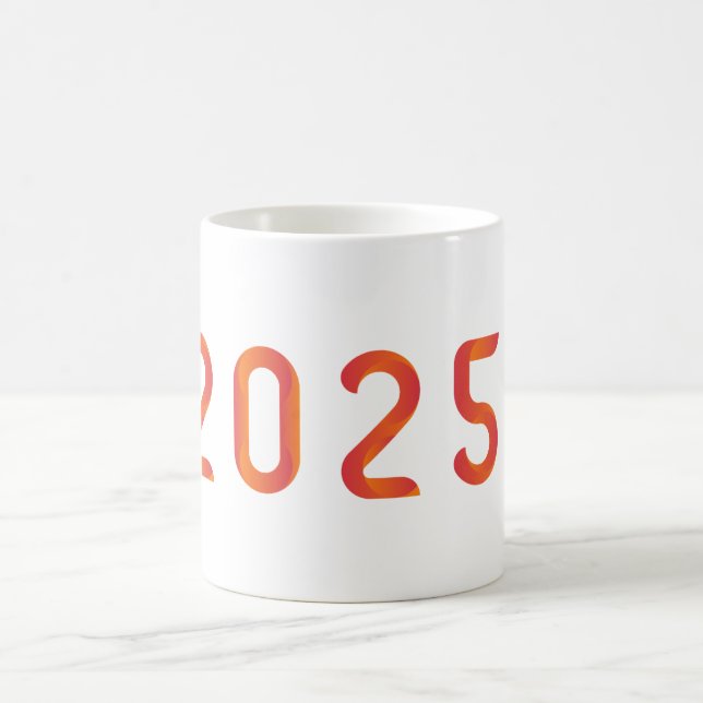 Caneca De Café Ano Novo 2025 Mug (Centro)