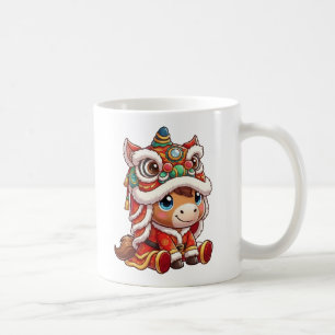 Caneca De Café Ano Novo Chinês Cavalo 2026 Zodíaco