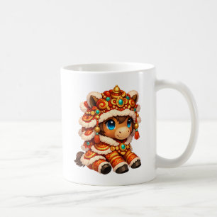 Caneca De Café Ano Novo Chinês Cavalo 2026 Zodíaco