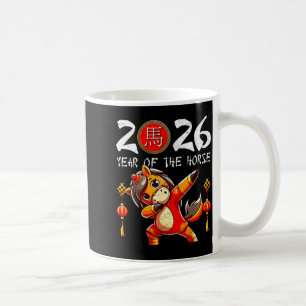 Caneca De Café Ano Novo Chinês do Cavalo Ano do Zodíaco Chinês 
