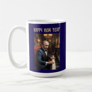 Caneca De Café Ano Novo - Engraçado Vladimir Putin Russo