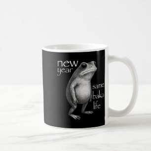Caneca De Café Ano Novo Mesma Vida de Baka Piada de Sapo Engraçad