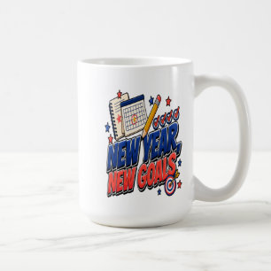 Caneca De Café Ano Novo, Novos Objetivos