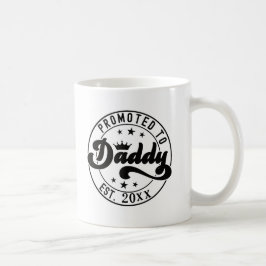 Caneca De Café Ano Personalizado Promovido a PAPAI
