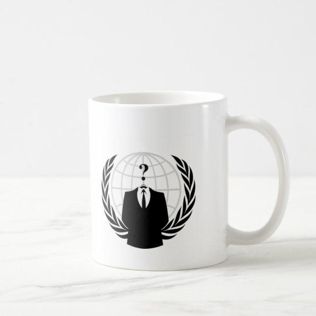 Caneca De Café Anonymous (Direita)