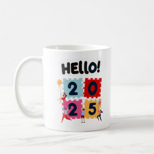 Caneca De Café Anos novos para Felizes anos novos 2025