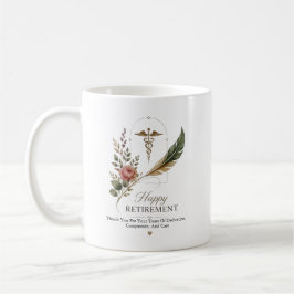 Caneca De Café Anos Personalizados de Cuidados na Aposentadoria d