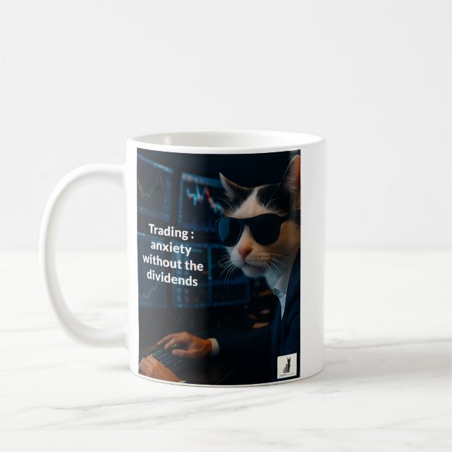 Caneca De Café Ansiedade comercial sem dividendos (Esquerda)