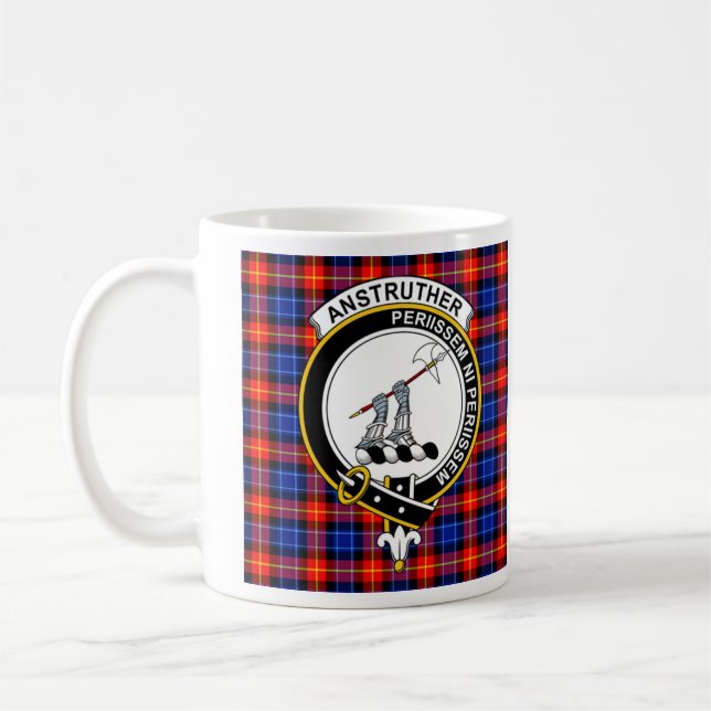 Caneca De Café Anstruther Clan Crachá (Esquerda)