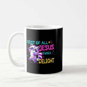 Caneca De Café Antes de Mais Nada Jesus Acha Que Sou Divertido En