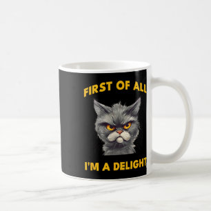 Caneca De Café Antes De Mais, Sou Um Engraçado Sarcástico Engraça