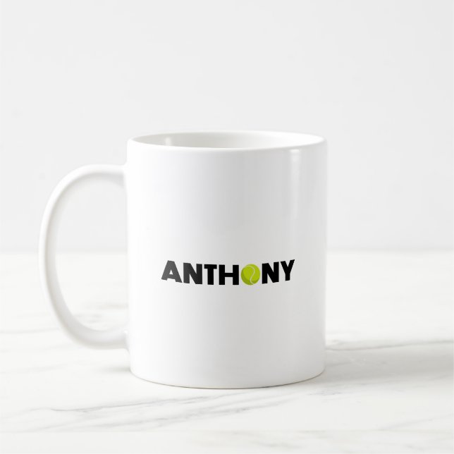 Caneca De Café Anthony Tênis Coffee Mug (Esquerda)
