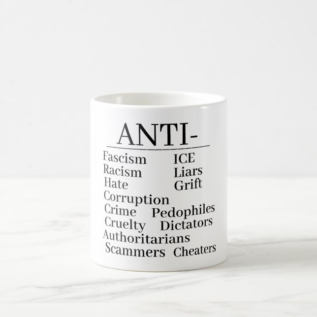 Caneca De Café Anti- Coffee Mug (Centro)