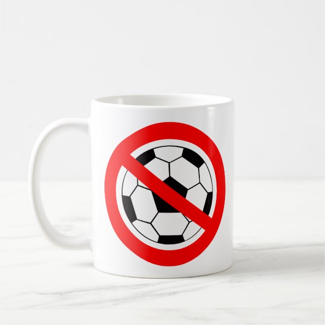 Caneca De Café Anti futebol (Esquerda)