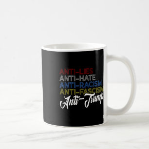 Caneca De Café Anti Mentiras Anti Ódio Anti Racismo Anti Fascismo