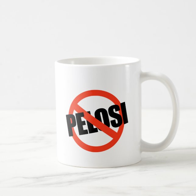 Caneca De Café Anti-Pelosi/Nancy Pelosi (Direita)