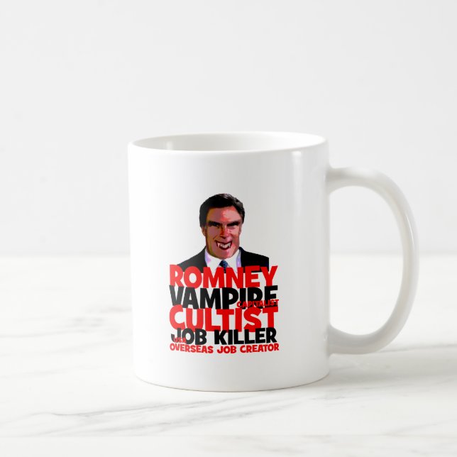 Caneca De Café anti Romney (Direita)
