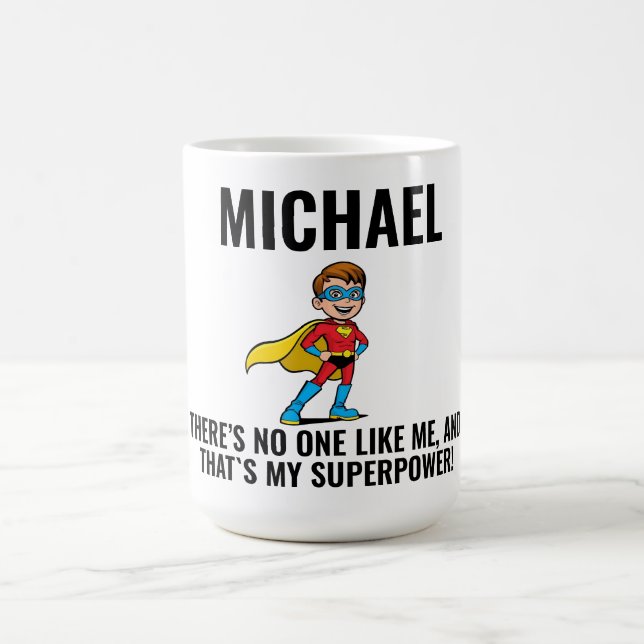 CANECA DE CAFÉ ANTI-STRESS KIDS HERO SUPERHERO POWER (Centro)