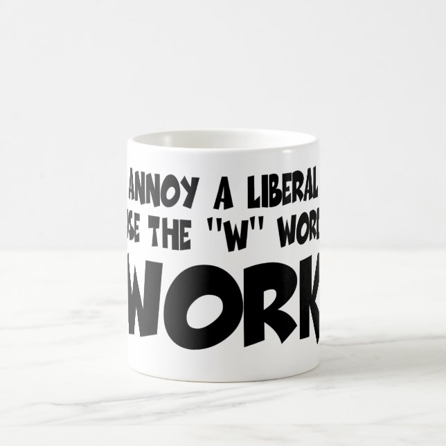 Caneca De Café Anti trabalho liberal (Centro)