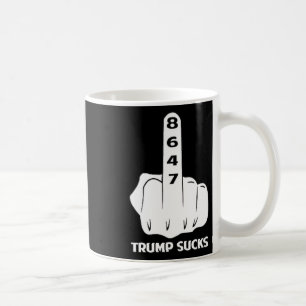 Caneca De Café Anti Trump 86 47 Impeach Retro 47 Vance Anti-Trump
