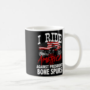 Caneca De Café Anti-Trump Biker Resiste Contra Presidente Bone Sp