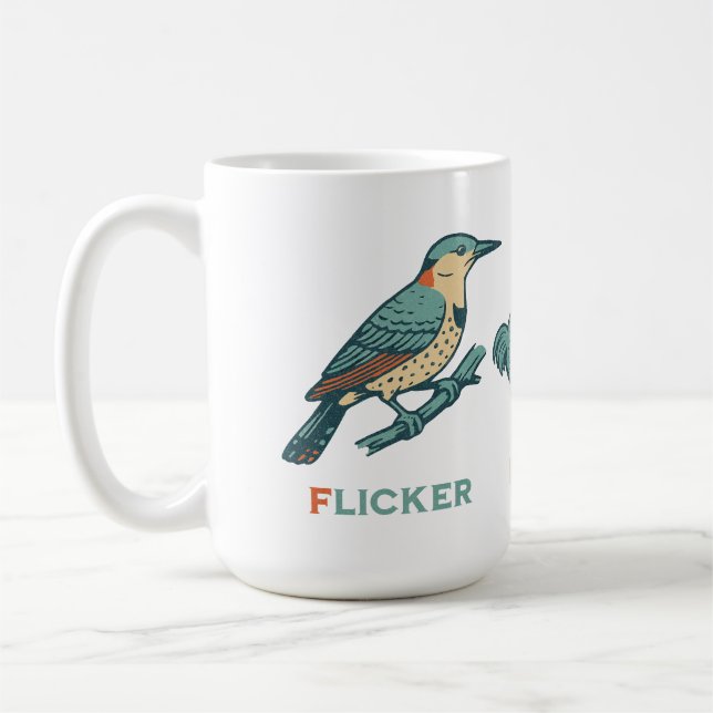 Caneca De Café Anti-Trump Bird Dodo Flicker Titmouse (Esquerda)