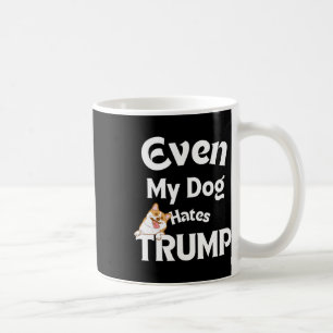 Caneca De Café Anti Trump Camisetas Dog Odeia Donald