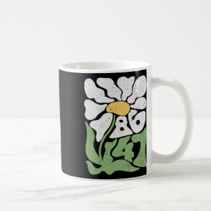 Caneca De Café Anti-Trump Democrata Floral Presidente Liberal 7