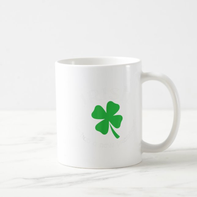 Caneca De Café Anti Trump Irish New President Funny St. Patrick's (Direita)