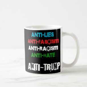 Caneca De Café Anti-Trump Mete Fascismo Racismo E Ódio Trump 86 4