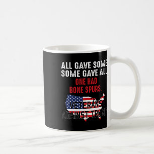 Caneca De Café Anti-Trump Veteranos Contra Trump