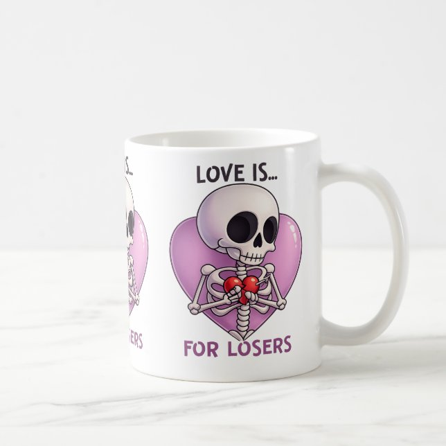Caneca De Café Anti-Valentine Coffee Cup (Direita)