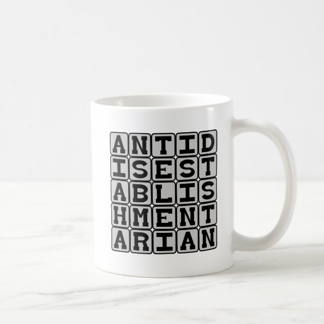 Caneca De Café Antidisestablishmentarian (Direita)
