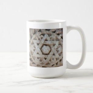 Caneca De Café Antiga escultura da Estrela de David, Israel